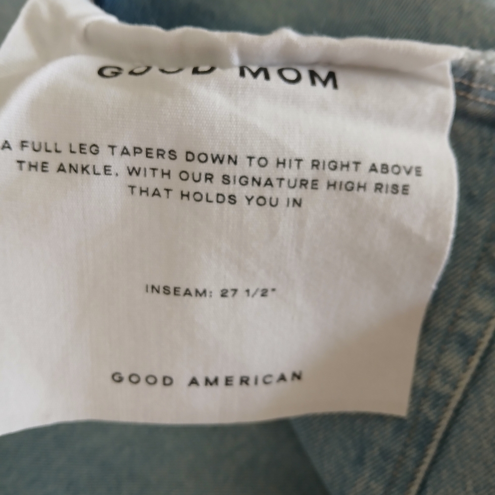 NWT‎ Good American GOOD MOM JEANS - Picture 7 of 7